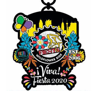 Fiesta Wildflower Ride Medal